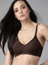 Pack of 3 Non-Padded Non-Wired Everyday Bras – Coffee Brown, Beige & Maroon