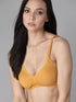 Yellow Cotton Bra – Full Coverage | Non-Padded | Non-Wired