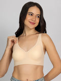 Chelvet Seamless Nude Padded Bra