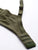 Olive Green Medium-Coverage Cotton Bra for Women – Non-Padded | Non-Wired