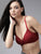Maroon Medium-Coverage Cotton Bra for Women – Non-Padded | Non-Wired
