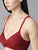 Maroon Medium-Coverage Cotton Bra for Women – Non-Padded | Non-Wired