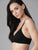 Black Full-Coverage Cotton Bra for Women – Non-Padded | Non-Wired