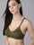 Olive Green Full Coverage Cotton Bra – Non-Padded | Non-Wired