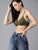 Olive Green Full Coverage Cotton Bra – Non-Padded | Non-Wired