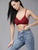 Maroon Cotton Non-Padded Non-Wired Seamless Everyday Bra – Full Coverage