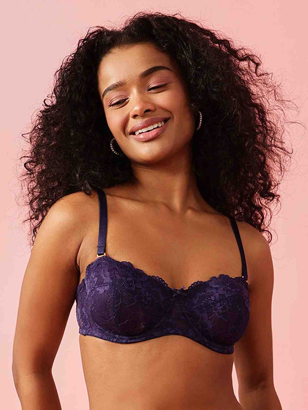 Non-Padded Underwired Lace Bralette