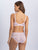 Zumlaa Pink Medium-Coverage Lightly Padded Bra & Mid-Waist Brief Lingerie Set