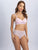 Zumlaa Pink Medium-Coverage Lightly Padded Bra & Mid-Waist Brief Lingerie Set