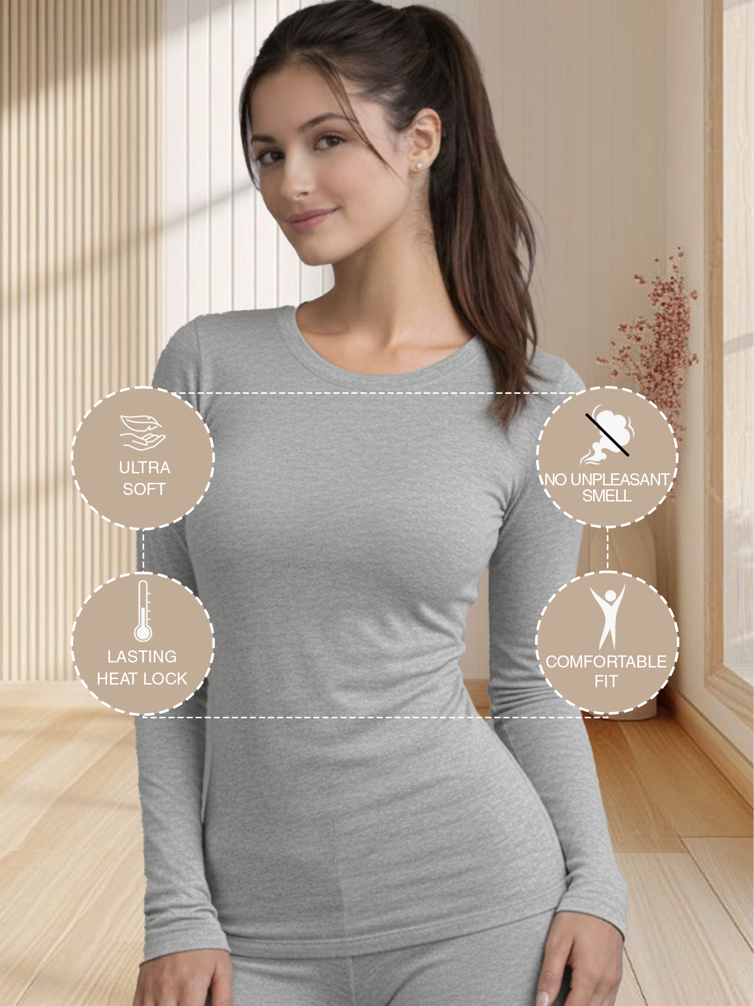 Thermo Cot Ultra Warm Full Sleeves Thermal Top