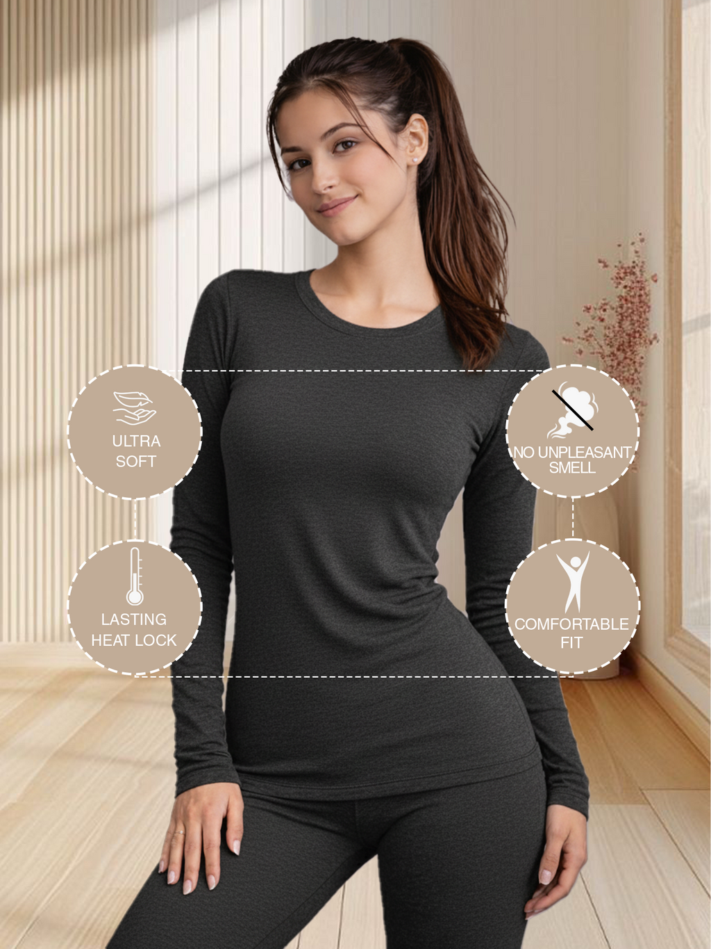 Thermo Cot Ultra Warm Full Sleeves Thermal Top