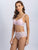 Zumlaa Pink Medium-Coverage Lightly Padded Bra & Mid-Waist Brief Lingerie Set