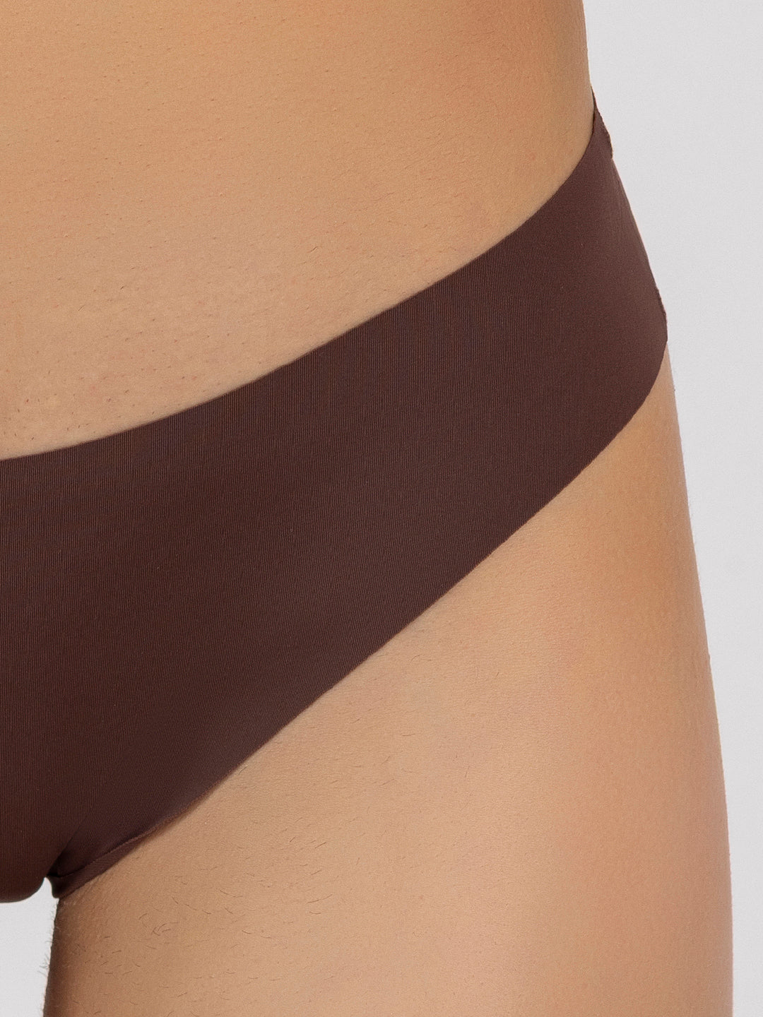 Chelvet Brown Seamless Lingerie Set