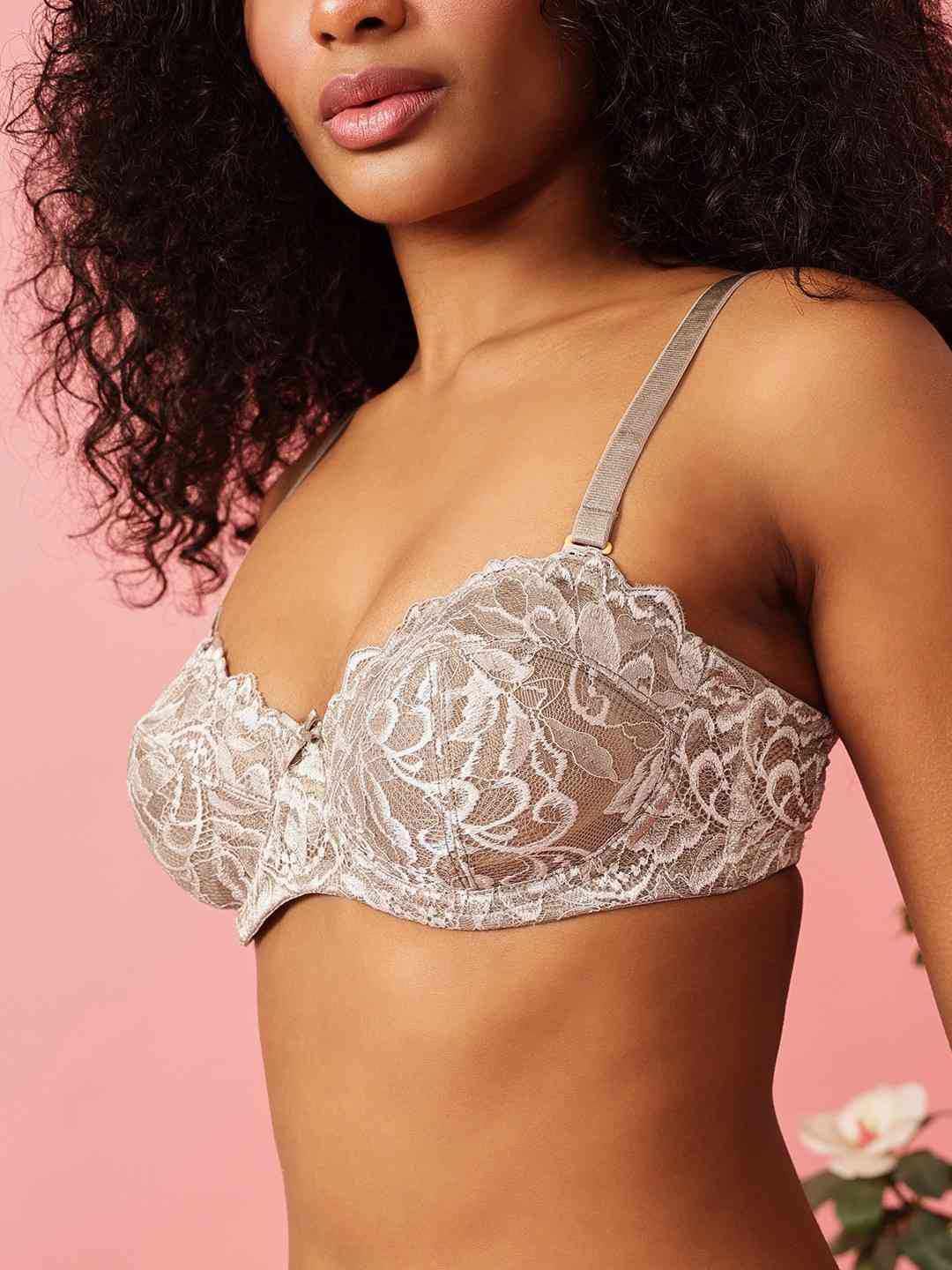 Non-Padded Underwired Lace Bralette
