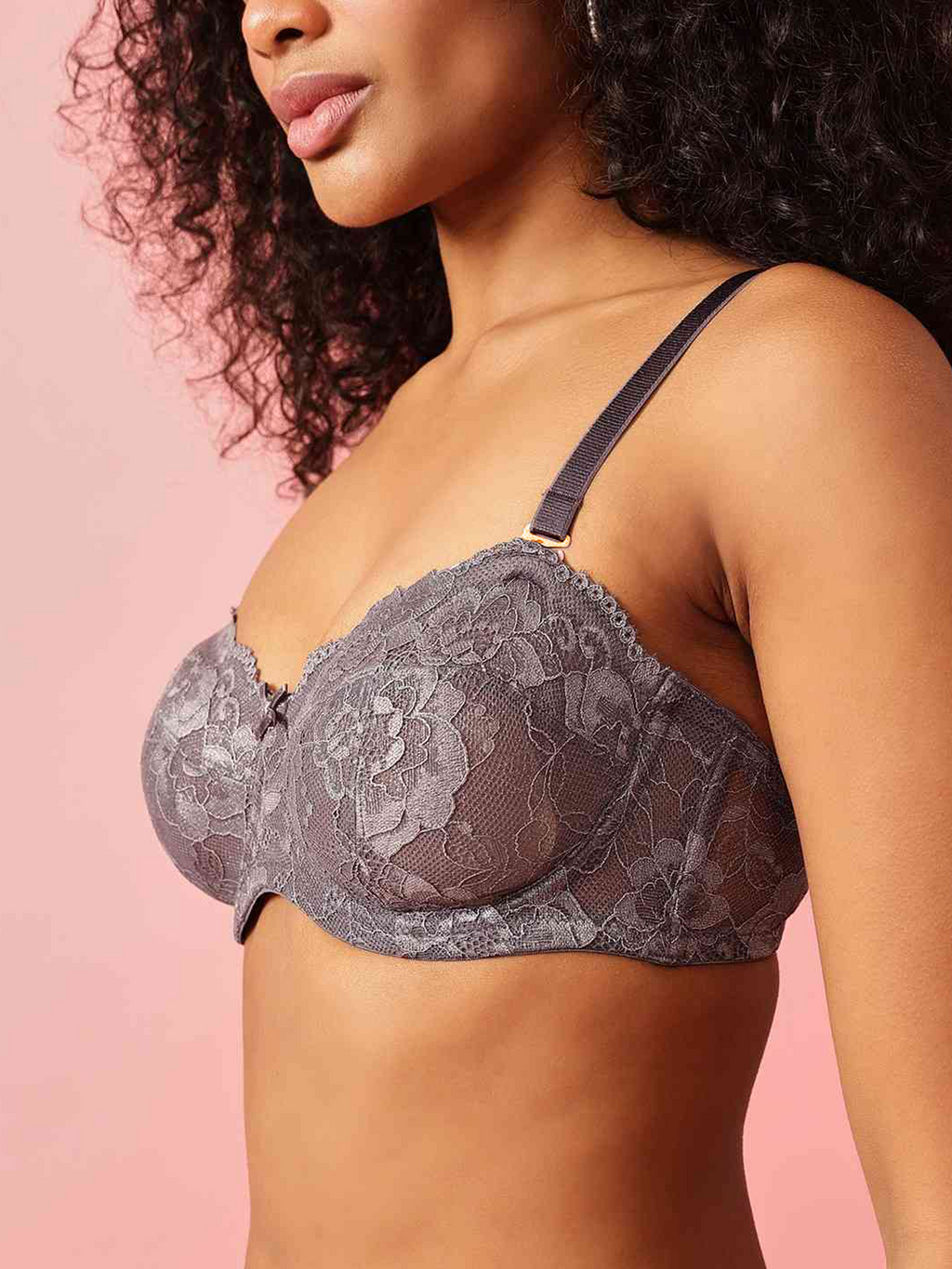 Non-Padded Underwired Lace Bralette