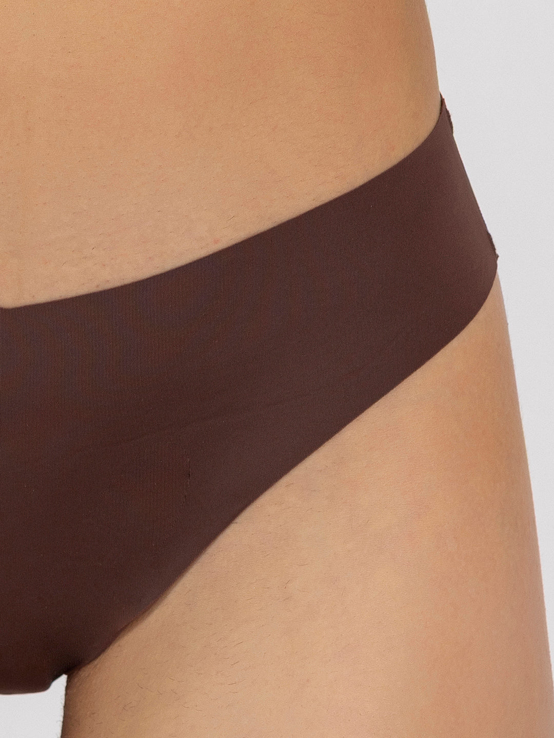 Brown Seamless Lingerie Set