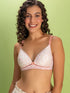 Padded Non-Wired Printed Demi Cup Bra