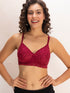 Lightly Padded Non Wired Solid Longline Bra