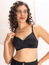 Black Padded Non-Wired T-Shirt Bra